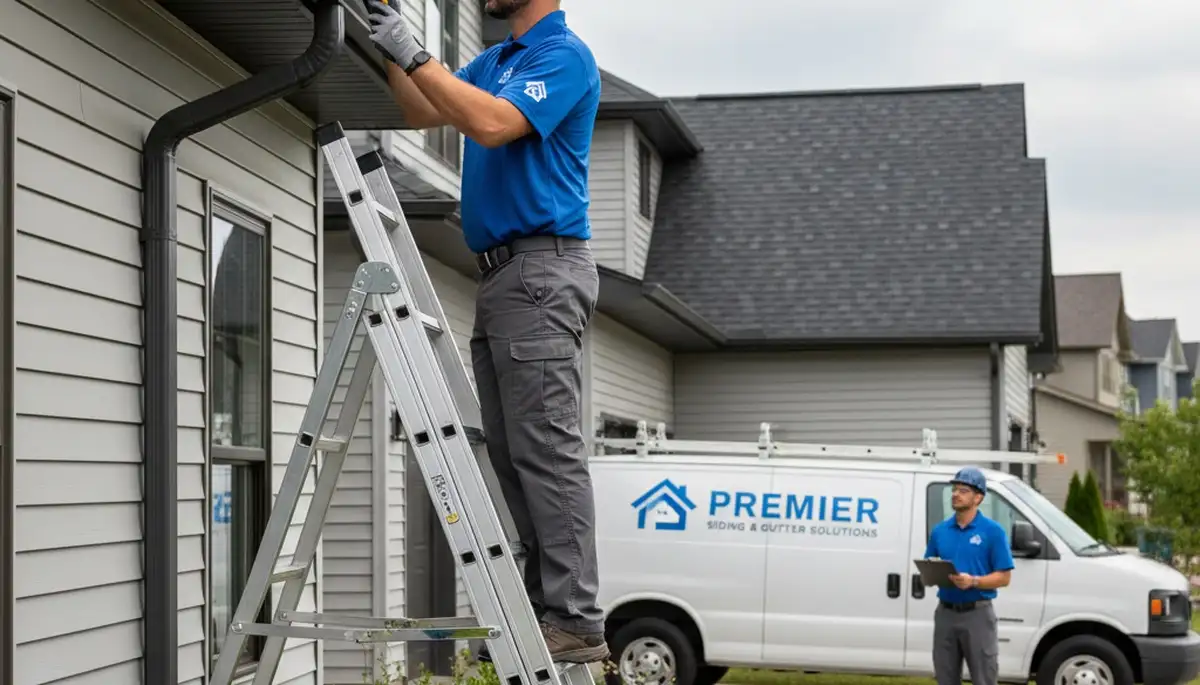 Professional gutter inspection in Vancouver, WA by Next Level Exteriors for water damage prevention