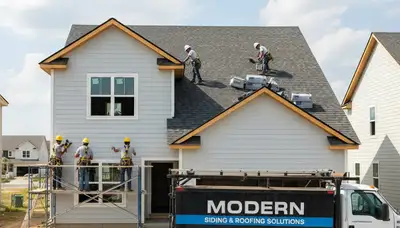 Professional roof installation in Vancouver WA by Next Level Exteriors using durable vinyl siding
