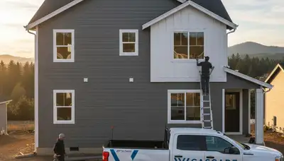 Professional vinyl siding installation on home exterior in Vancouver, WA