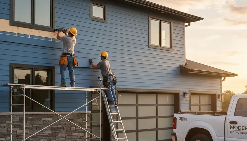 Professional vinyl siding installation on home exterior in Vancouver, WA by Next Level Exteriors
