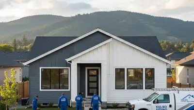 Professional vinyl siding installation on home exterior in Vancouver, WA