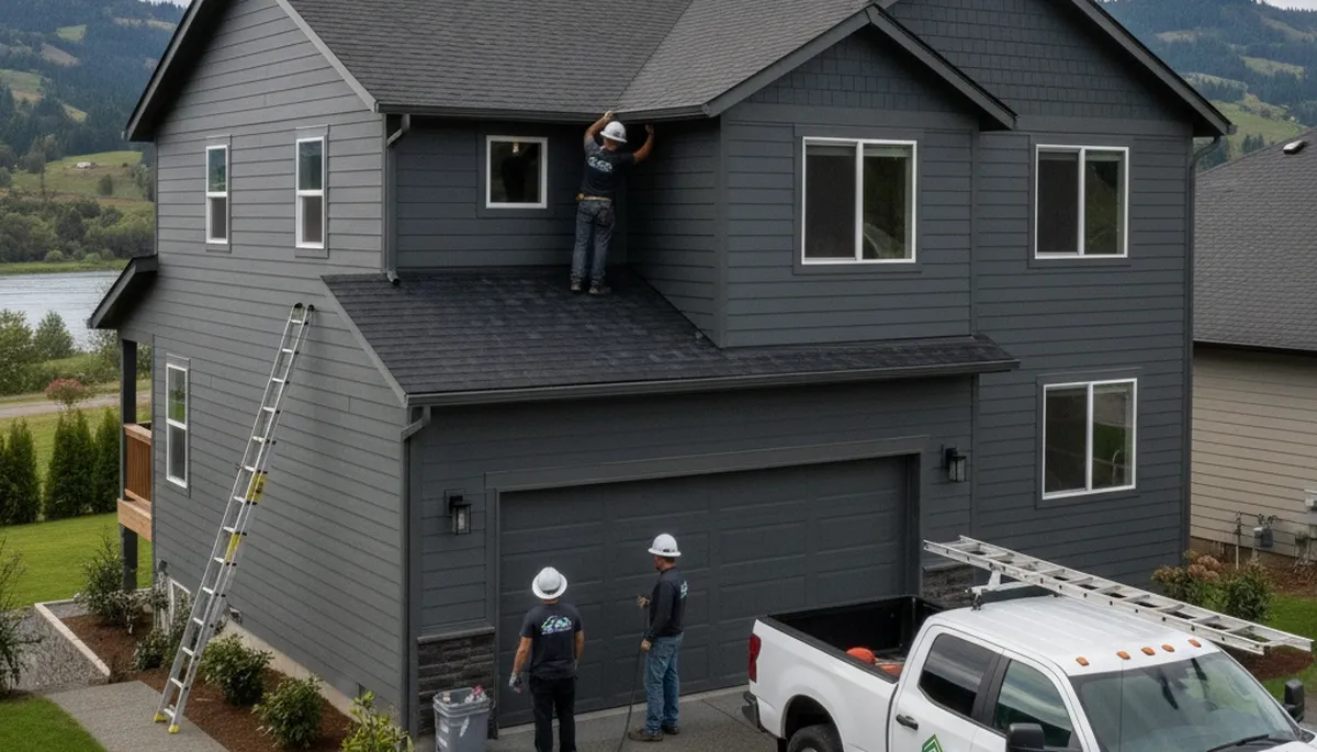 Vinyl siding installation by local contractors in Vancouver WA homes