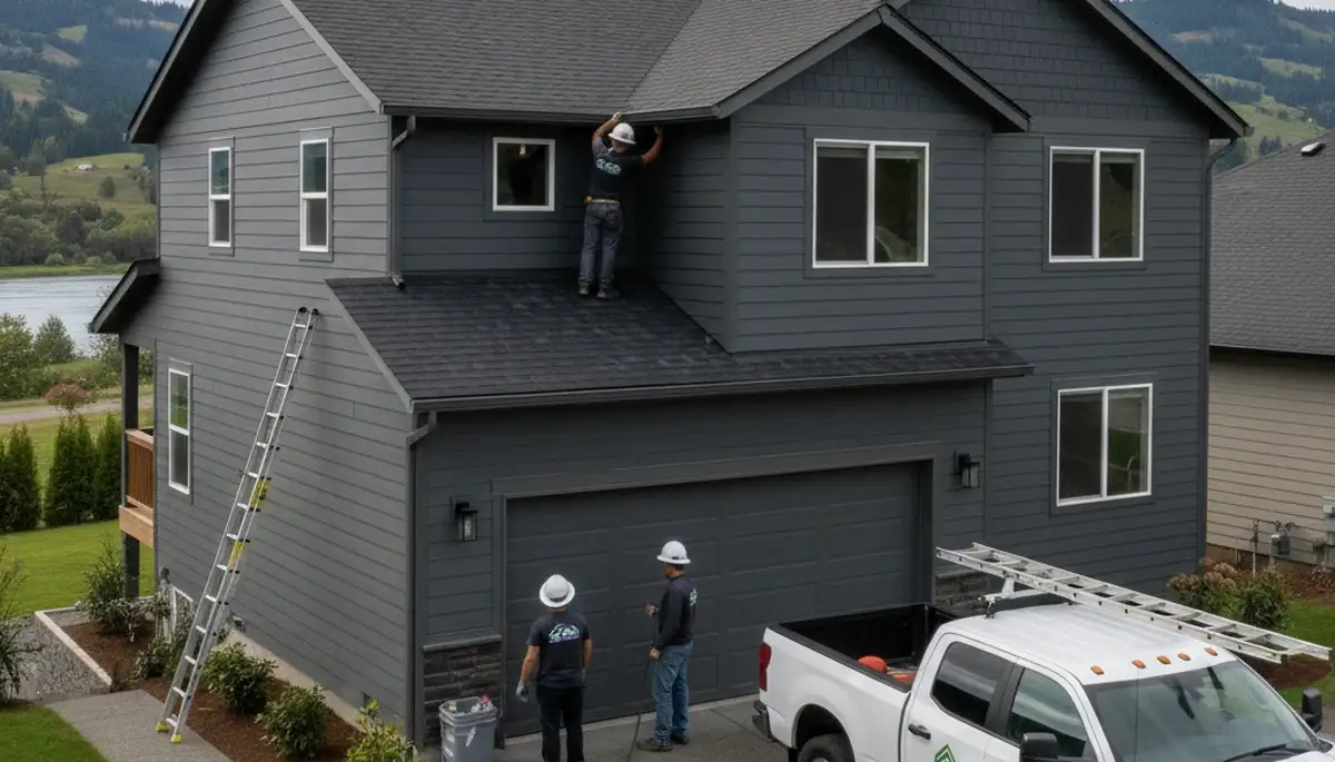 Vinyl siding installation by local contractors in Vancouver WA homes