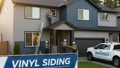 Professional vinyl siding installation on home exterior in Vancouver, WA