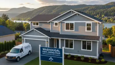 Professional vinyl siding installation on home exterior in Vancouver, WA