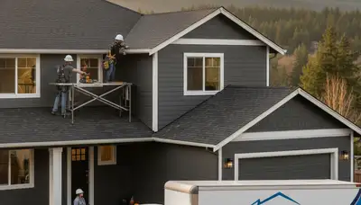 Professional vinyl siding installation on home exterior in Vancouver, WA
